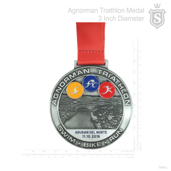 Agnorman Triathlon Medal