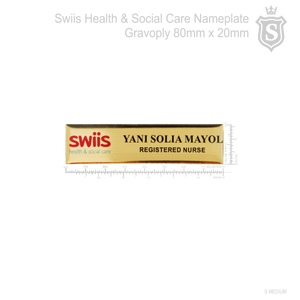 Swiis Health & Social Care Nameplate