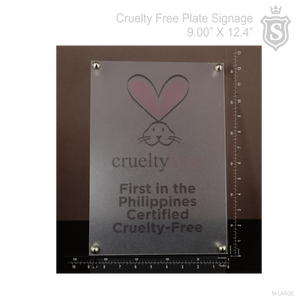 Cruelty Free Plate Signage