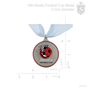19th Football Cup Medal