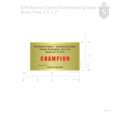 BTA Special Classic-Karambowling Open Brass Plate