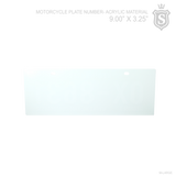Motorcycle Plate number- Acrylic Material