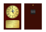 UC Plaque With Clock