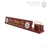 Misamis Occidental Representative - First District Table Signage