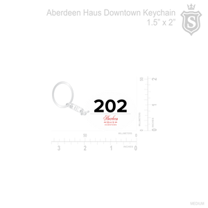 Aberdeen Haus Downtown Keychain
