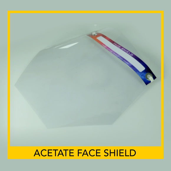 Transparent Full Face Shield -10 pieces per pack