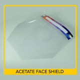 Transparent Full Face Shield -10 pieces per pack