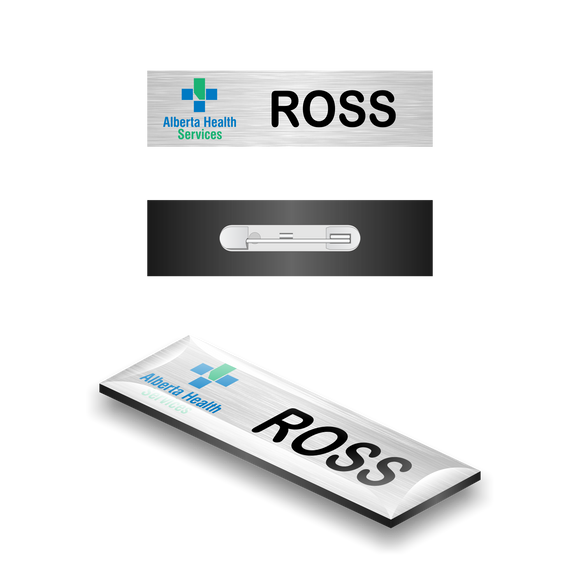 Alberta Health Services Nameplate