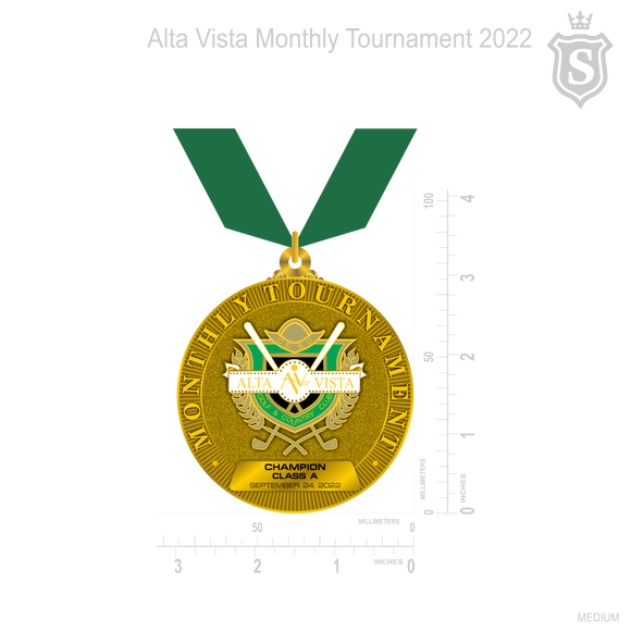 Altavista Monthly Tournament Medal 2022