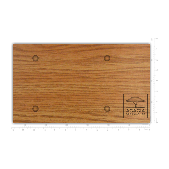 Rectangular Wooden Sizzling Plate