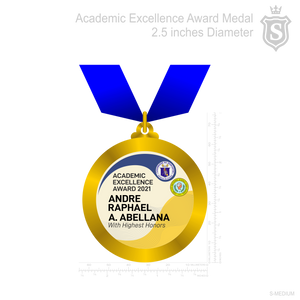 Science Highschool Academic Excellence Award Medal