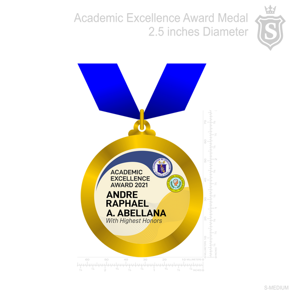 Science Highschool Academic Excellence Award Medal