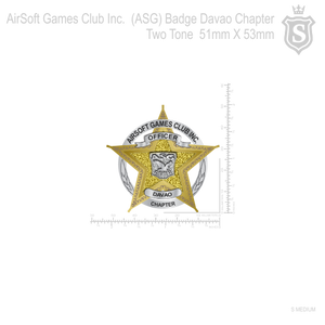 AirSoft Games Club Inc.  (ASG) Badge Davao Chapter