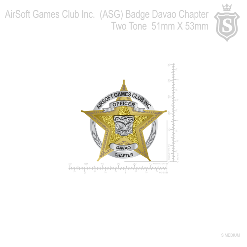 AirSoft Games Club Inc.  (ASG) Badge Davao Chapter