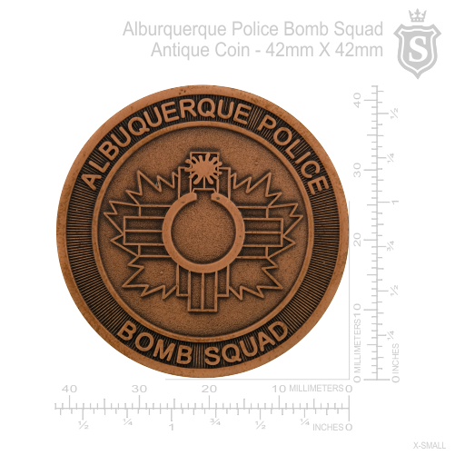 Alburquerque Police Bomb Squad Coin