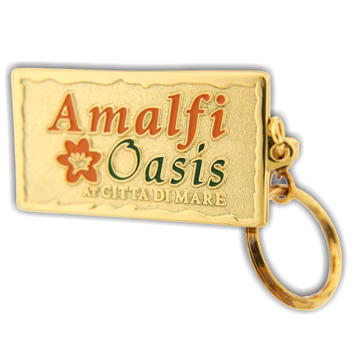 Amalfi Oasis at Citta Di Mare Keychain – Suarez Arts