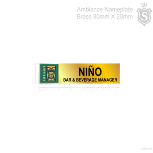 Ambiance Nameplate
