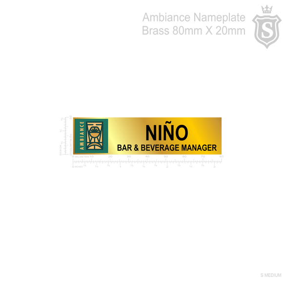 Ambiance Nameplate