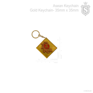 Asean Gold Keychain 35mm