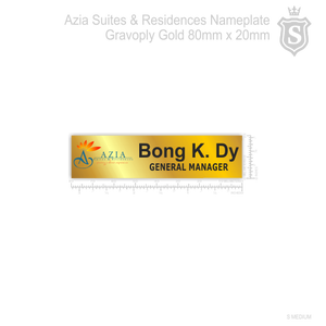 Azia Suites & Residences Nameplate