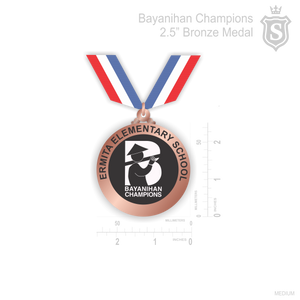 Bayanihan Champions 2.5" Brass Medal 2020