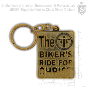 Brotherhood of Christian Businessmen and Professional (BCBP) Bikers Keychain - Ride for Christ