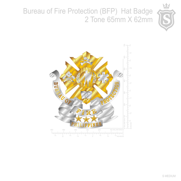Bureau of Fire Protection (BFP) Hat Badge