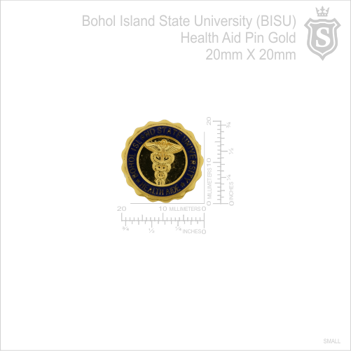 Bohol Island State University (BISU) Health Aid Pin