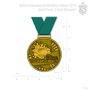 Bohol International Marathon  Medal 2019 - The Tarsier Run