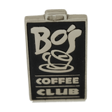 BO's Coffee Pendant Silver