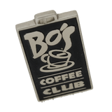 BO's Coffee Pendant Silver