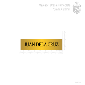 Brass Nameplate