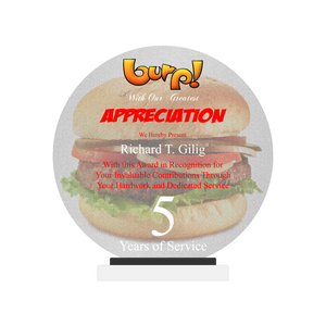 Burp Snack Bar Plaque