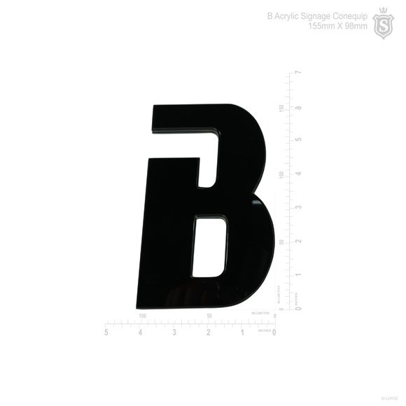 Letter B Signage Cut- Out