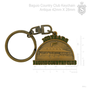 Baguio Country Club Keychain Antique 42mm