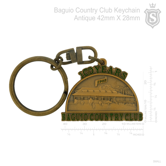 Baguio Country Club Keychain Antique 42mm