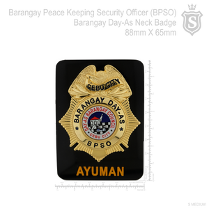 Barangay Peacekeeping Security Officer (BPSO) Badge