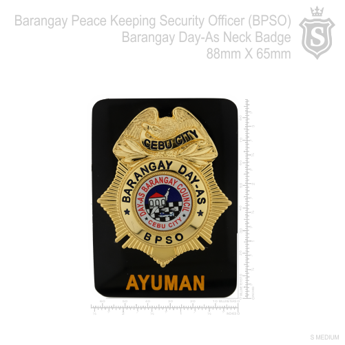 Barangay Peacekeeping Security Officer (BPSO) Badge