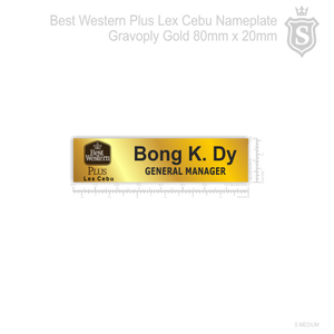 Best Western Plus Lex Cebu Nameplate