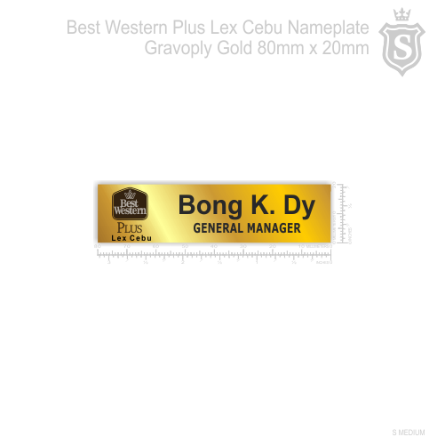 Best Western Plus Lex Cebu Nameplate