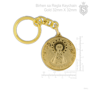 Birhen sa Regla Keychain Gold 32mm