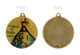 Birhen sa Regla with Plastic Coat Pendant Gold 32mm