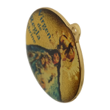 Birhen sa Regla with Plastic Coat Pendant Gold 32mm
