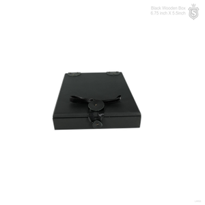 Black Wooden Box 6.75 inch