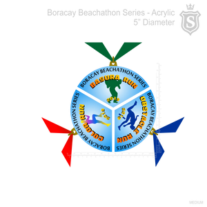 Boracay Beachathon Series Acrylic Medal