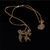 You and I Pendant Gold 25mm