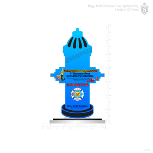 Brgy. Apas Rescue Fire Hydrant Plaque