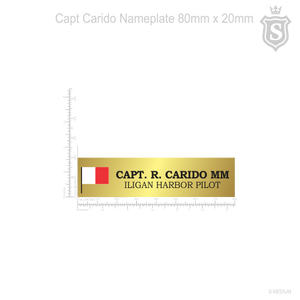 Iligan Harbor Pilot Nameplate