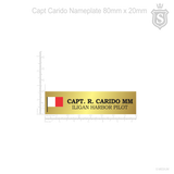 Iligan Harbor Pilot Nameplate