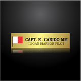 Iligan Harbor Pilot Nameplate